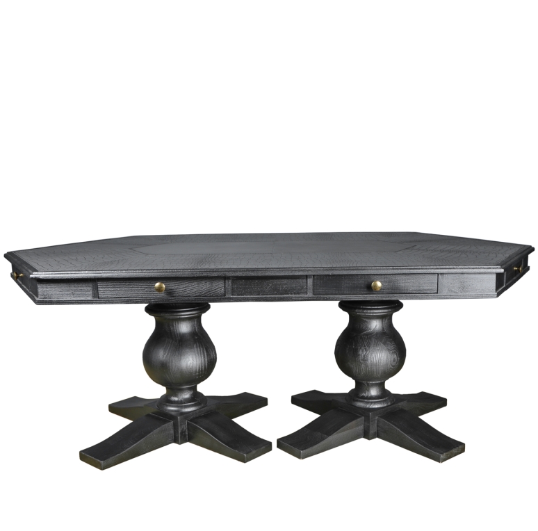 میز ناهار خوری کشو دار 6 ضلعی 8 نفره