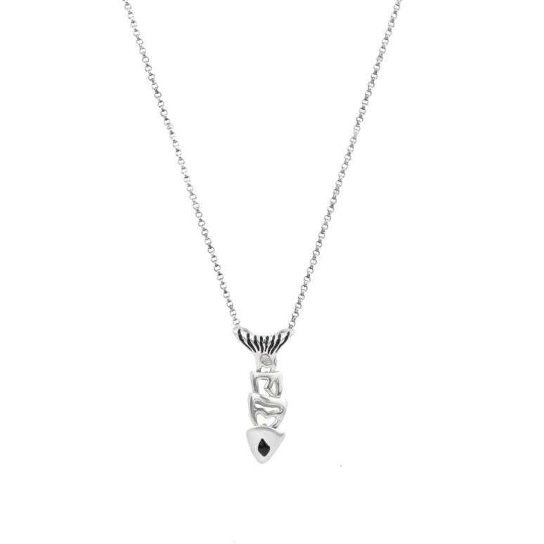 آویز دال ماهی نقره