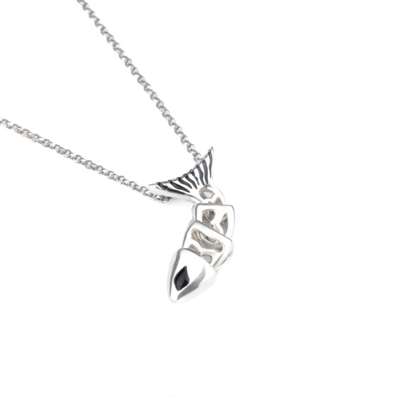 آویز دال ماهی نقره