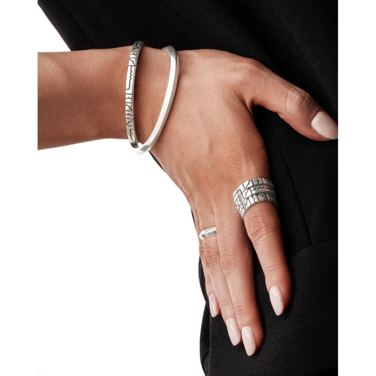 انگشتر خرد نقره سایز M